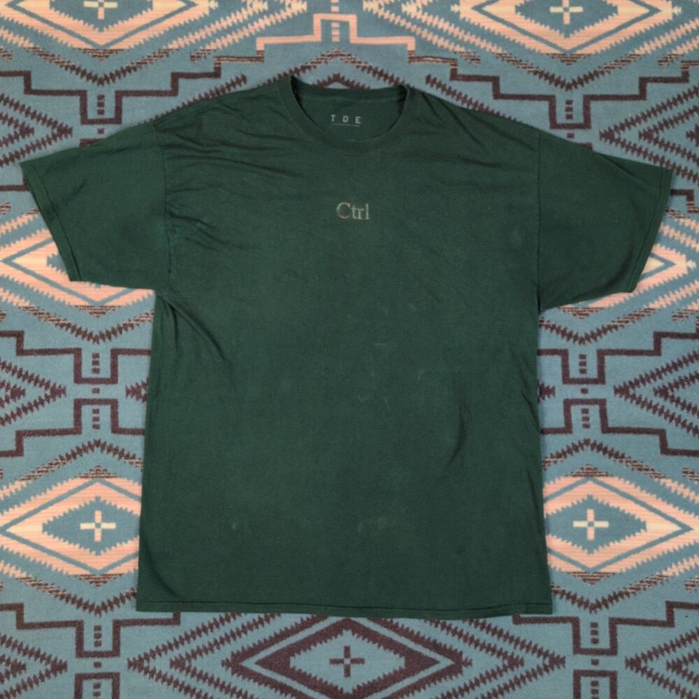SZA CTRL 2017 T-shirt Men's XL Green TDE Official Merchandise Website Exclusive